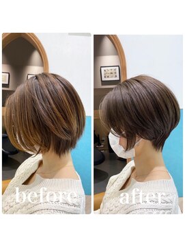 ロンド レグリーズ 立川(Lond leglise) 【山方　直也】マッシュショート×大人かわいい×耳かけ×小顔