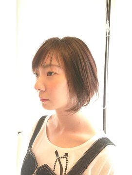 ヘアヌーダ ショートボブ、髪質改善、白髪ぼかし、キッズカット、カット