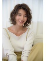 アルデバランフォローオブヘアー(ALDEBARAN follow of hair)&nbsp;アンニュイカット×パーマ　フレンチ風パーマスタイル