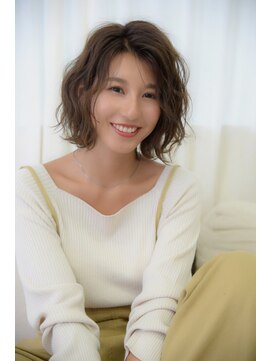 アルデバランフォローオブヘアー(ALDEBARAN follow of hair) アンニュイカット×パーマ　フレンチ風パーマスタイル