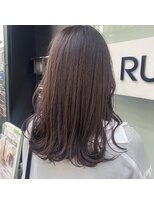 地毛風カラー × ブラウングレージュ Hair Design Collet Ginza