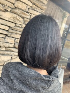 インスヘアー 東加古川店(INCE HAIR) 【INCE HAIR】 黒髪美人×大人可愛いボブ