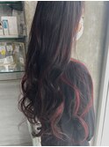 インナーカラー/チェリーレッド