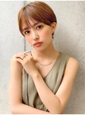 ミニウルフレイヤーカット顔周りカット前髪カットショート/大宮