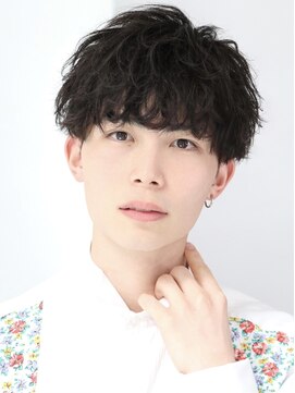 オーシャントーキョーウエスト 心斎橋 (OCEAN TOKYO WEST) ツーブロックスパイラルパーママッシュ