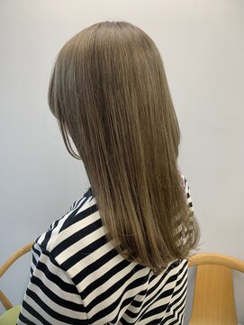 ヘアー アイス 御器所本店(HAIR ICI) 20代30代大人可愛いダブルカラーブリーチハイトーンカラー