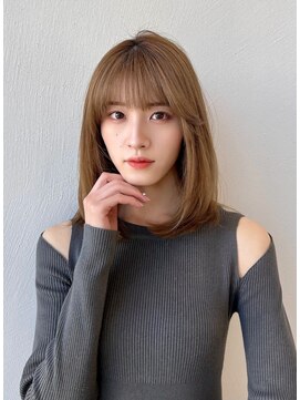 グリードヘアー セルフィッシュ(GREED hair SELFISH) フェイスレイヤー20代30代大人可愛い前髪パーマ小顔カット