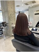 ioLu髪質改善ストレート×髪質改善カラー【六甲道/髪質改善】