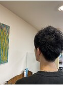 メンズ無造作エアリーショートヘア