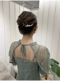綺麗めシニヨン