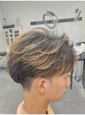 毛流れセンターパート