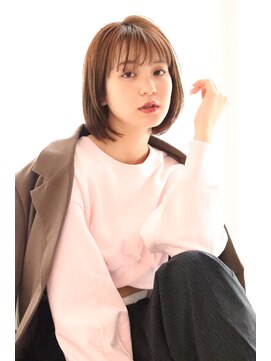 シロフ シンジュク(shirof shinjuku) 韓国風ボブ/タンバルモリ/内巻きボブ/シアーカラー