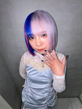 リッチ(RITZY) 【RITZY】BLUE×WHITE section design