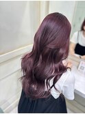 前髪/アンブレラカラー/こなれミディ/イメチェン/ウェーブパーマ