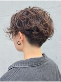 【SHARON原宿】ハンサムショート×パーマ
