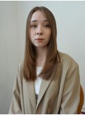シルクの質感！ストレート