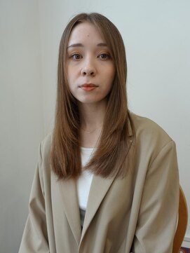 ポール(pole) シルクの質感！ストレート