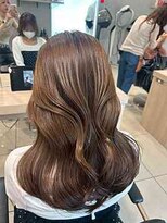 アッシュ 高幡不動店(Ash) 韓国ヘア髪質改善ブリーチなしダブルカラーオリーブベージュ