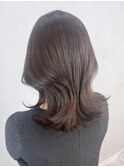 ロング韓国ヘアくびれミディ美髪顔周りレイヤー_ba545211