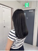 ダークグレー/透明感カラー/暗髪