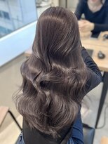 ノク 渋谷(nok)&nbsp;韓国ヘア ラベンダーグレージュ ショコラグレージュ透明感カラー