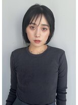 トリッカ 銀座(tricca)&nbsp;ボブ/艶髪/ブルーブラック/簡単スタイリング/内巻き