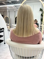 ロンドルピナス 小倉(Lond Lupinus)&nbsp;ミディアムヘア暗めカラー/デザインカラー/フェイスフレーミング