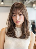 マロンブラウン/髪質改善/レイヤーカット