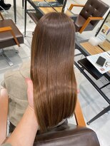 フォルテ 島田店 髪質改善 オリーブベージュ