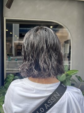 ドッグスター(dog star) ボブパーマくせ毛風ウェーブレイヤー 登戸/向ヶ丘遊園