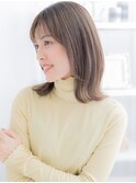 ★ミルクティーアッシュくびれヘア小顔ウルフカット30代40代★1