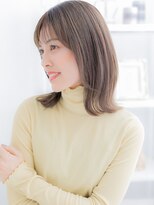 モッズヘア 越谷(mod's hair) ★ミルクティーアッシュくびれヘア小顔ウルフカット30代40代★1