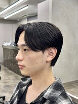 ニコ トウキョウ ロジック(nico TOKYO Logic)&nbsp;メンズセンターパートウルフセンターパートニュアンスパーマ襟足