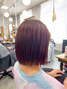 アミリー ひたち野うしく店(Amily) ハイライトバレイヤージュダブルカラーケアブリーチ20代30代