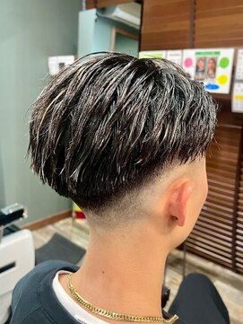 MEN’S HAIR/波巻ツイストスパイラル/フェザーパーマ/柏
