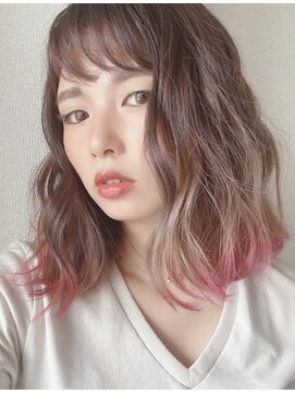 ピケ(pique) テールカラー×テールピンク♪20代30代40代に人気