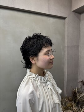 ファビ 渋谷(Fab) くびれヘア/暗めカラー/アプリコットオレンジ/縮毛矯正