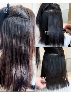 ランソ 新宿(RUNSO) 縮毛矯正のBefore&After