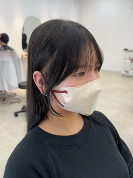 ソソ(soso.) ミディアムヘア/暗めカラー/グランマッシュ/木更津