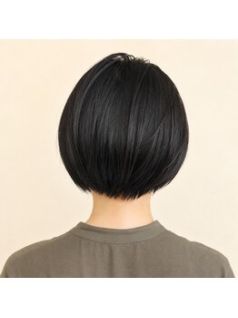 ミルキィ 野中町店の写真/【久留米/野中町】フォルムのキレイなショートに定評あり◎お家でもお手入れ簡単なツヤ髪に♪