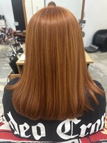 ボンドヘアステージ 良福寺店(BOND hair stage)&nbsp;透明感アップ！淡めオレンジベージュカラー