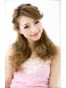 ヘアメイクサロンシャルメ(Hair Make Salon CHARMER) 結婚式☆二次会★CHARMERハーフアップへアセット