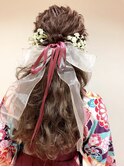 卒業式 袴 成人式 振袖 ルーズ ヘアアレンジ