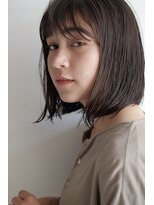 ヘアーアンドメイク シーク 八王子(HAIR&MAKE SeeK)&nbsp;シースルーバング ロブ