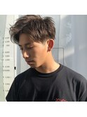 メンズショート×マットアッシュ