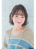 フリンジウェーブ・切りっぱなしボブ