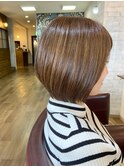 【bolero】ショートボブ×スモーキーベージュ