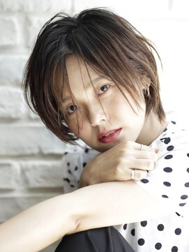 エムスラッシュ みなとみらい馬車道店(M SLASH) M.SLASH馬車道/ハイライトカラー/シースルー/ハンサムショートz