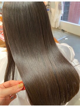 アイノア(AInoa) ロング×ブラウン