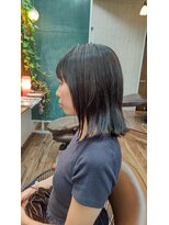 カラフル ヘアー(Colorful hair)&nbsp;切りっぱなしミディアム★